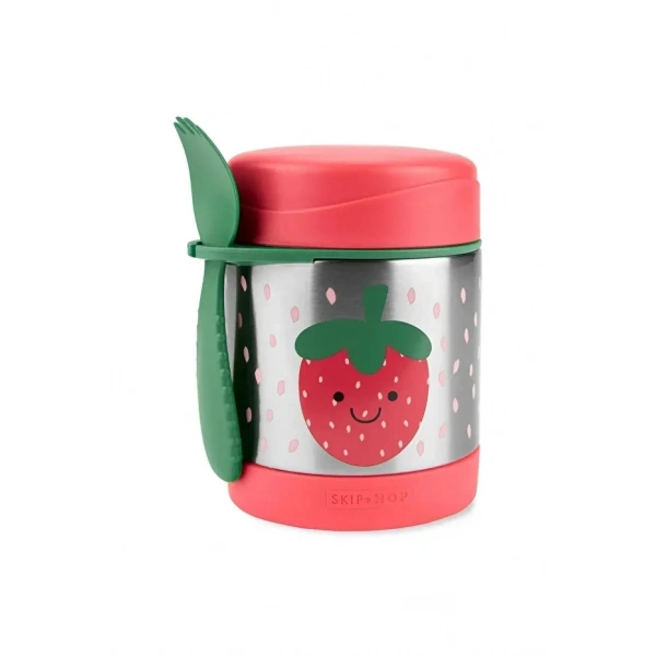 Skip Hop Zoo Paslanmaz Çelik Termos 325 Ml Çilek
