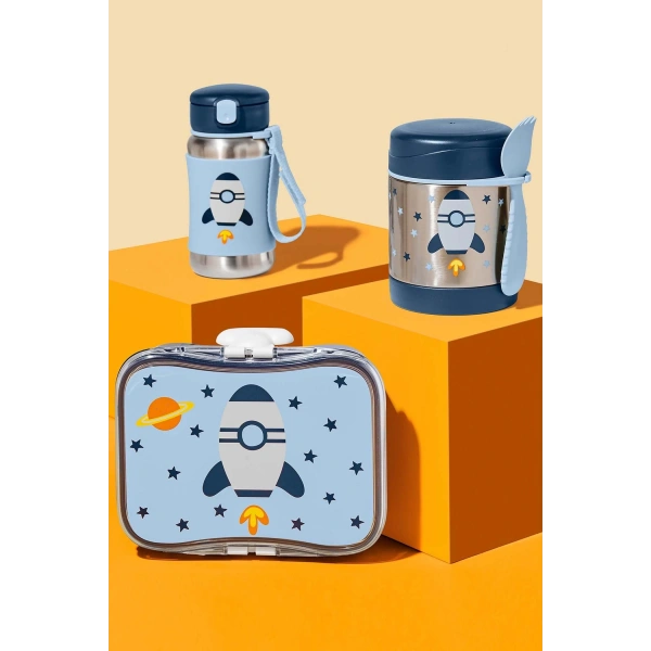 Skip Hop Zoo Paslanmaz Çelik Termos 325 Ml Roket