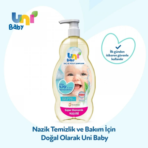 Uni Baby Bebek Şampuanı 900 Ml