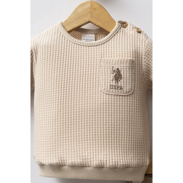 U.s. Polo Assn 2 Li Takım Usb2587 Bej