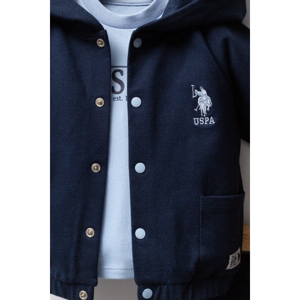 U.s. Polo Assn 3lü Takım Usb2542 Lacivert