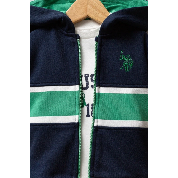 U.s. Polo Assn 3lü Takım Usb2553 Lacivert-yeşil