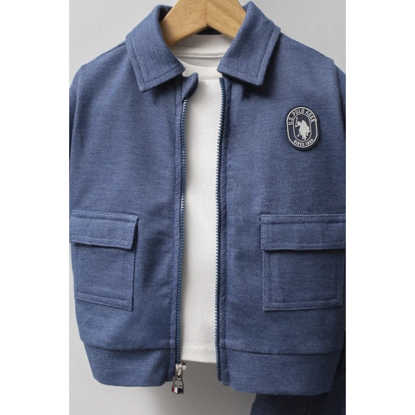 U.s. Polo Assn 3lü Takım Usb2597 Mavi