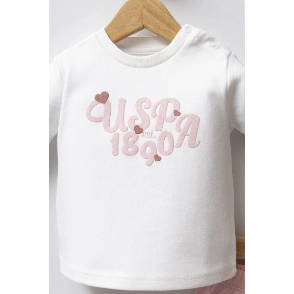 U.s. Polo Assn 3lü Takım Usb2712 Açık Pembe