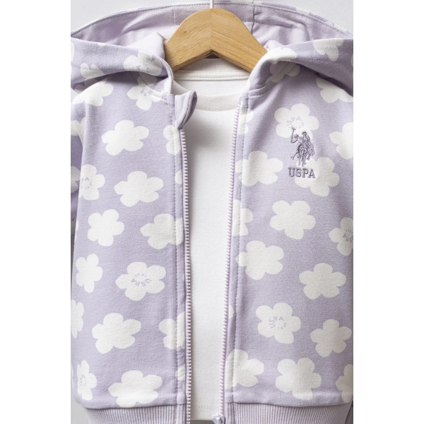 U.s. Polo Assn 3lü Takım Usb2771 Lila