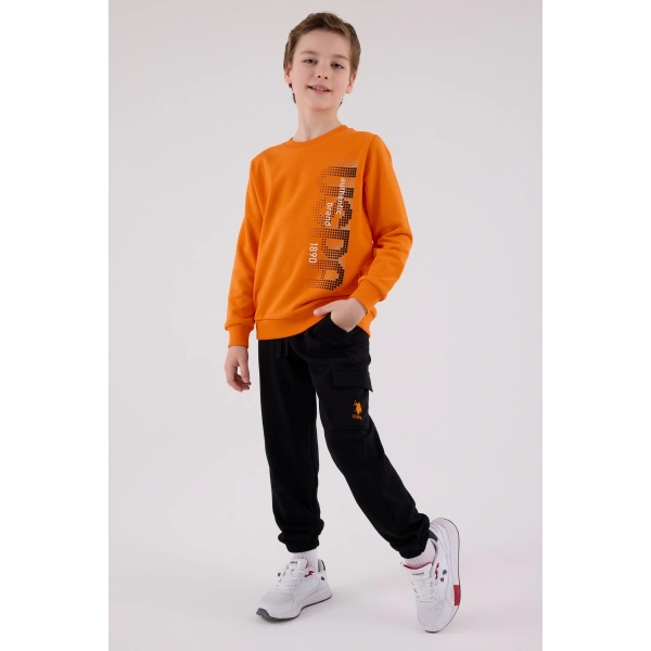 U.s. Polo Assn Eşofman Takımı Us2222-4 Turuncu