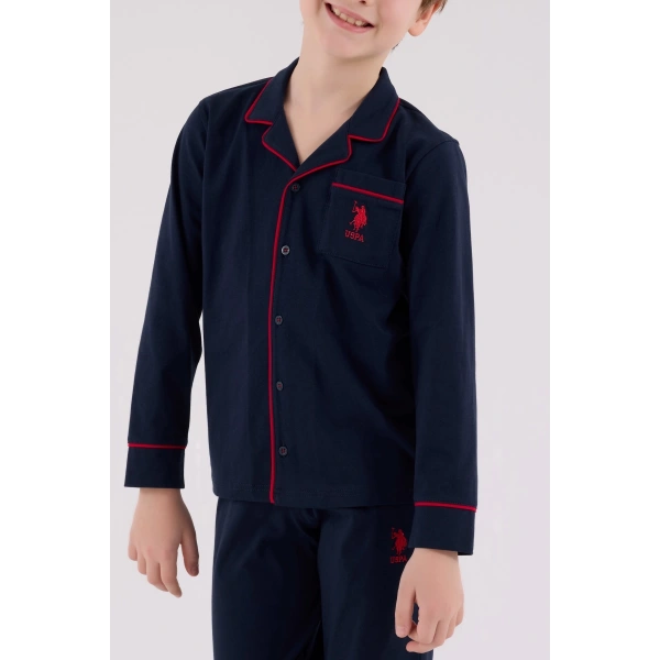 U.s. Polo Assn Gömlek Pijama Us2234-4 Lacivert