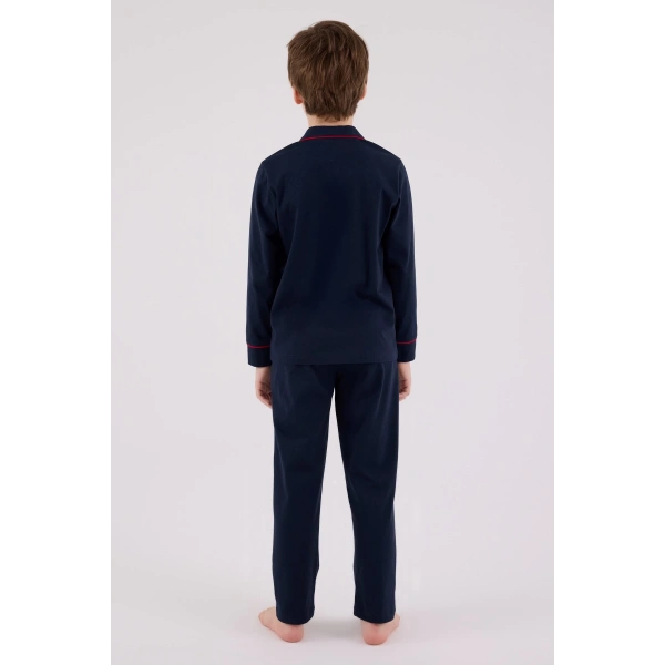 U.s. Polo Assn Gömlek Pijama Us2234-4 Lacivert