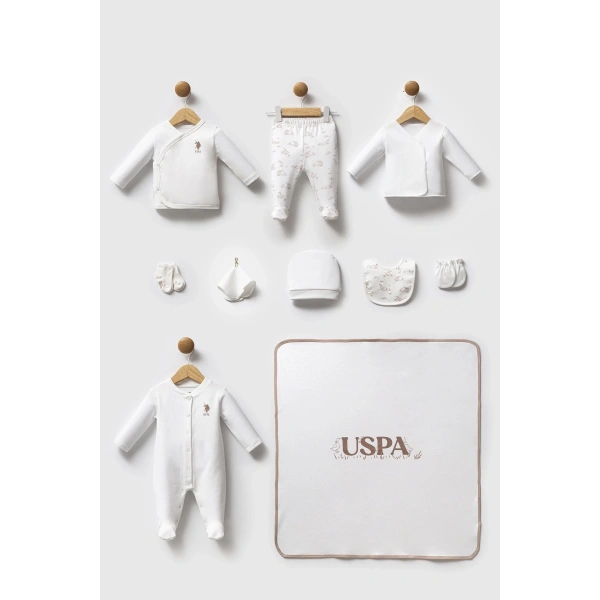 U.s. Polo Assn Hastane Çıkışı 10’lu Set Usb2704 Beyaz