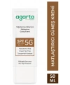 Agarta Doğal Güneş Kremi Yağlı Karma Ciltler İçin Matlaştırıcı 50 Spf 50 Ml