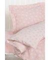 Kanz Jakarlı Müslin Bebek Nevresim Takımı Knz-013 Stars Pembe