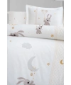 Kanz Ranforce Bebek Nevresim Takımı Knz-001 Bunny Dream