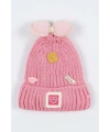 Kitti Çocuk Kız Kulaklı Bere (4-8 Yaş) K24130-02 Pembe