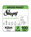 Sleepy Natural Külot Bez Gross Paket 7 Beden 100 Adet