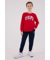 U.s. Polo Assn Eşofman Takımı Us2227-4 Kırmızı