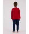 U.s. Polo Assn Uzun Kol Pijama Takım Us2233-4 Kırmızı