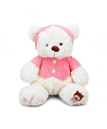 1014 Puffy Friends T Shirtlü Sevimli Peluş Ayı 43 cm