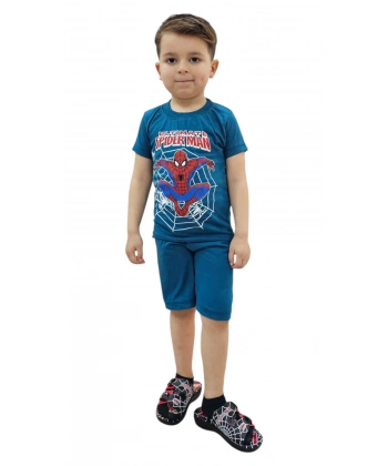 3-11 Yaş Çoçuk Pamuklu likralı yazlık Alt üst takım