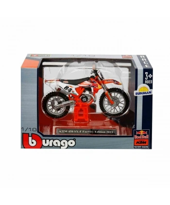 51070 SUN-BUR-1:18 Motor Red Bull KTM 450 2 Asorti - Sunman