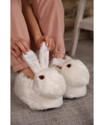 Kadın Beyaz Panduf Terlik