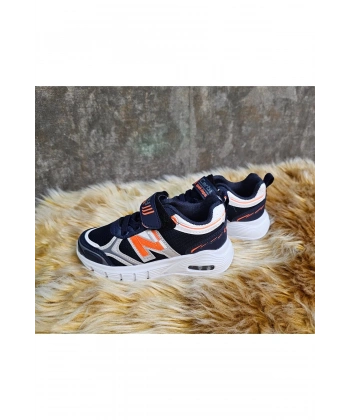 Unisex Spor Rahat Taban Hafif Işıklı Sneaker Bağcıklı Çocuk Ayakkabı