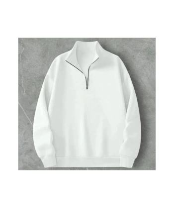 3 iplik yarım fermuarlı sweatshirt şardonlu premium kumaş lc waikiki kalıp