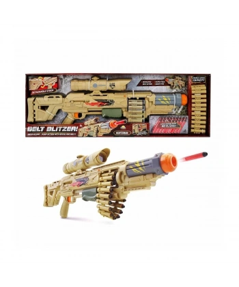 91955 Belt Blitzer 18 Mermili Sünger Dart Atan Silah -Sunman