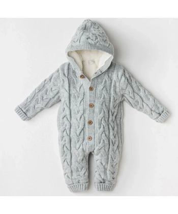 Akm Life Ac24336 Knitwear Triko Bebe Kozmonot Grey Melange