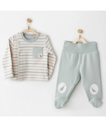 Akm Life Ac26009 Mummy S Snuggle Saurus 2li Zıbın Takım Green