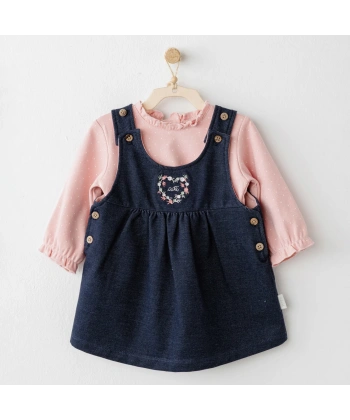 Akm Life Ac26090 Mon Petit Amour Elbise Denim