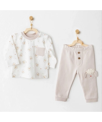 Akm Life Ac26155 Tinny S Sheeps 2li Takım Beige