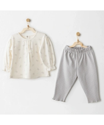 Akm Life Ac26253 Baby Bow Bliss 2li Takım Ekru