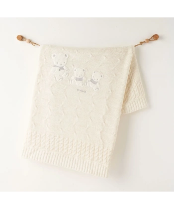 Akm Life Ac26341 Triko Battaniye 85x100 Ekru