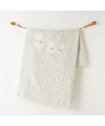 Akm Life Ac26341 Triko Battaniye 85x100 Grey Melange