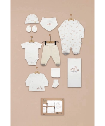 Akm Life Curly Lamb 10lu Hastane Çıkışı 11106 Bej Mavi Ekru