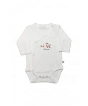 Akm Life Curly Lamb Uzun Kol Kravuze Body 17111 Bej Mavi Ekru