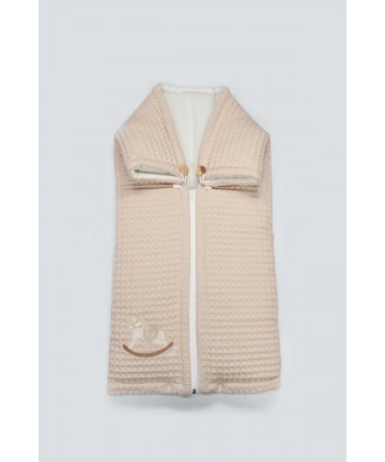 Akm Life Fermuarlı Natural Life Pike Battaniye Boy 70114 Bej