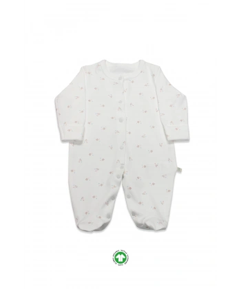 Akm Life Grow İn Love Bebe Tulum 15103 Pembe Ekru