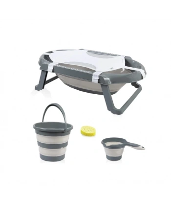 Akm Life Katlanır Banyo 5li Küvet Seti 596 Antrasit