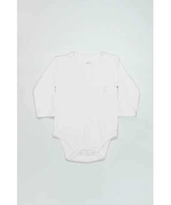 Akm Life Natural Basic Style Uzun Kol Body 17104 Beyaz