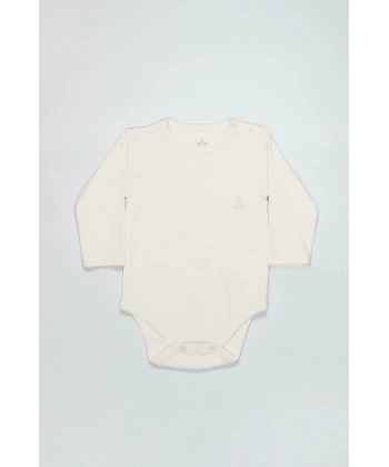 Akm Life Natural Basic Style Uzun Kol Body 17104 Ekru