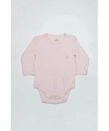 Akm Life Natural Basic Style Uzun Kol Body 17104 Pembe
