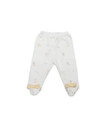 Akm Life Patikli Alt Welcome Baby Duck 16107 Sarı-ekru