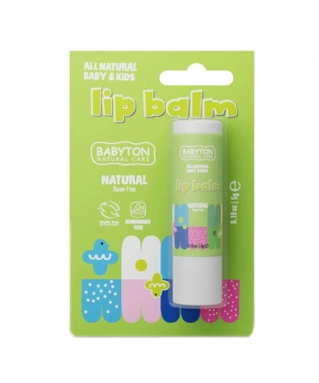 Babyton Bebek Ve Çocuklar İçin Doğal Dudak Koruyucu Balm Naturel