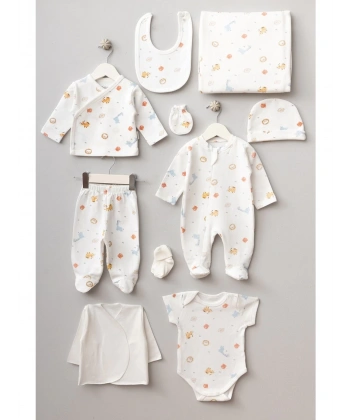 Bebitof Panter 10 Parça Hastane Çıkışı 10113 Ekru