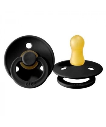 Bibs Colour Kauçuk Emzik 6-18 Ay Black