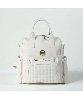 M&y Kitty Deri Anne Bebek Bakım Sırt Çantası 7271 Krem