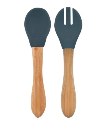 Oioi Mama Kaşığı Ve Çatal Seti Deep Blue