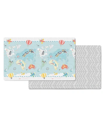 Skip Hop Çift Taraflı Oyun Halısı Oyun Matı Harita