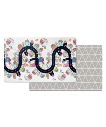 Skip Hop Çift Taraflı Oyun Halısı Oyun Matı Köy